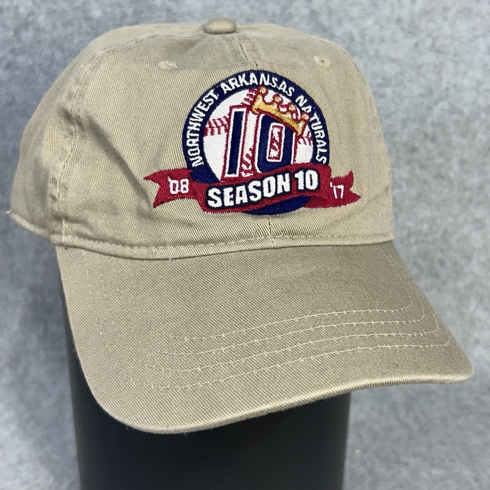 Season 10 Anniversary Mens Tan OC Sports NWA Naturals Baseball Hat OSFM